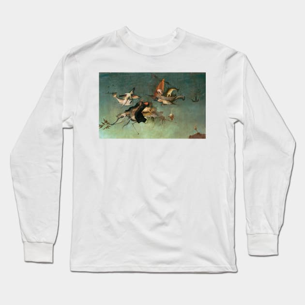 The Temptation of Saint Anthony detail - Hieronymus Bosch Long Sleeve T-Shirt by themasters